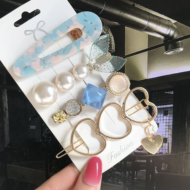 Pearl Hair Clips