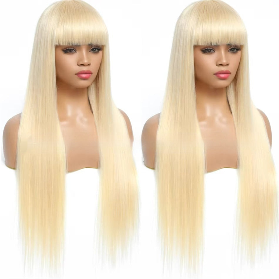 Full Mechanism Human Hair Wig Women