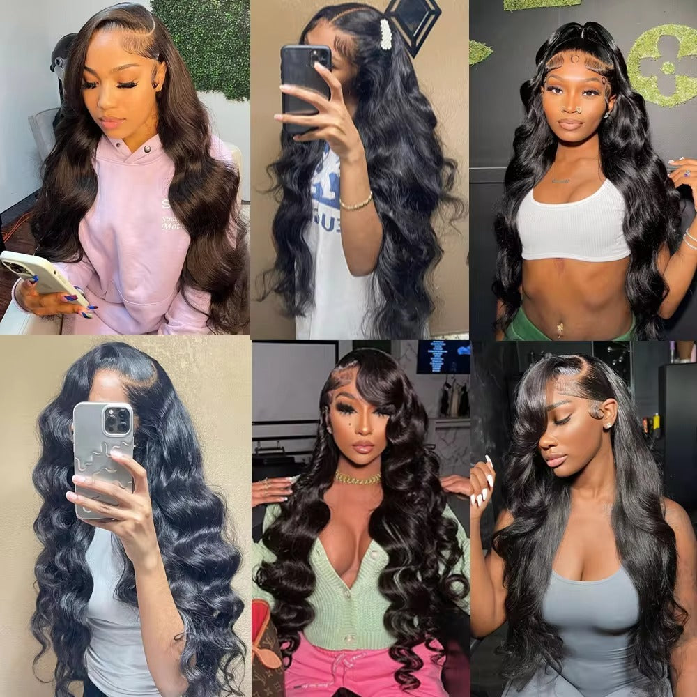 6x4 Density Virgin Human Hair Wigs