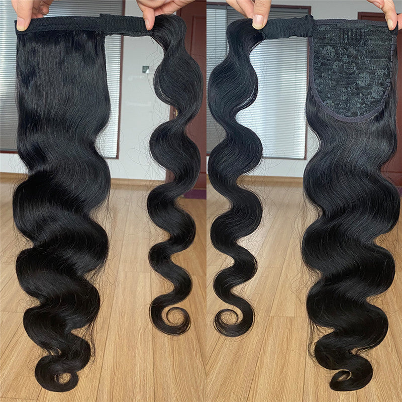 Wig Jurchen Human Hair Ponytail