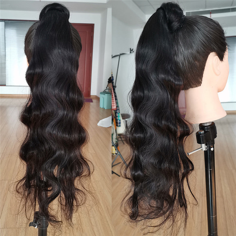 Wig Jurchen Human Hair Ponytail