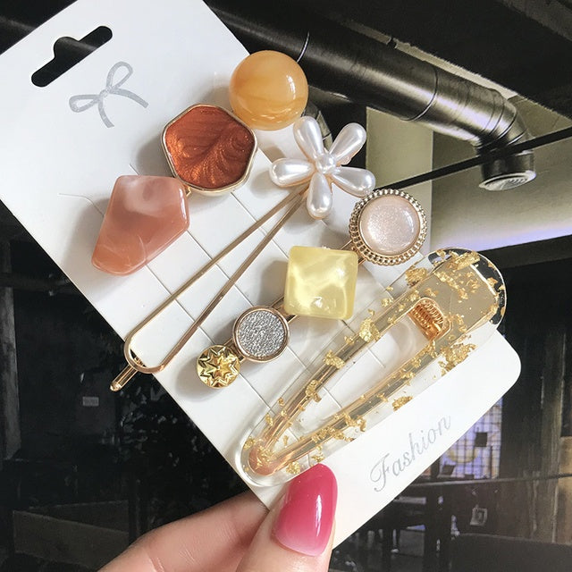 Pearl Hair Clips