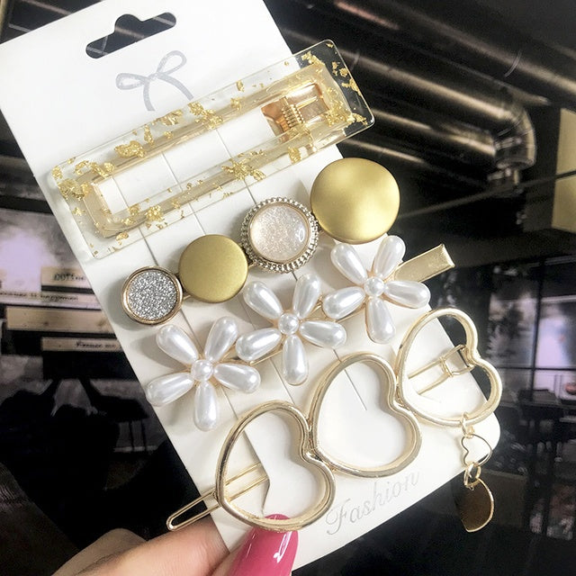 Pearl Hair Clips