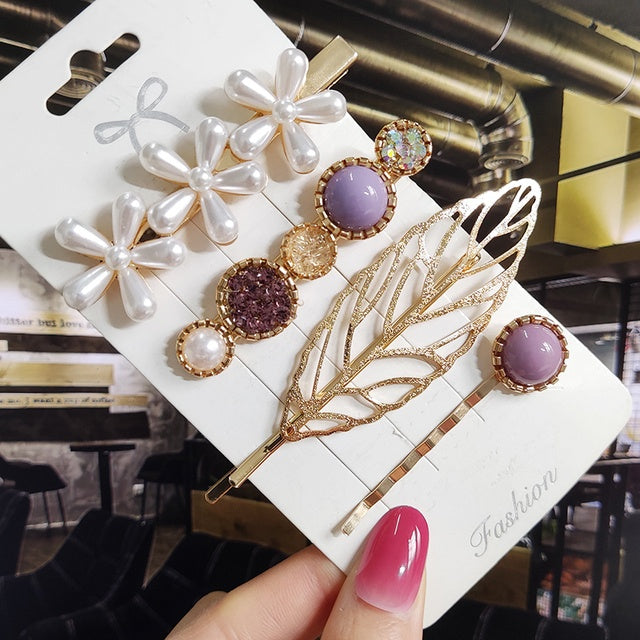 Pearl Hair Clips