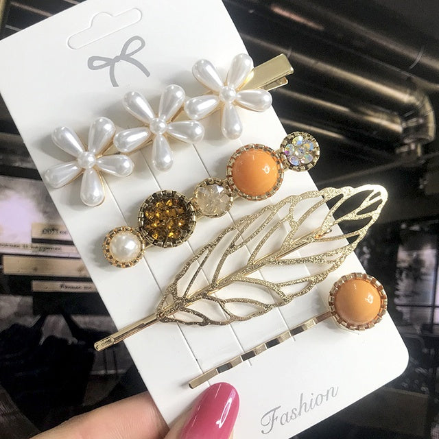 Pearl Hair Clips