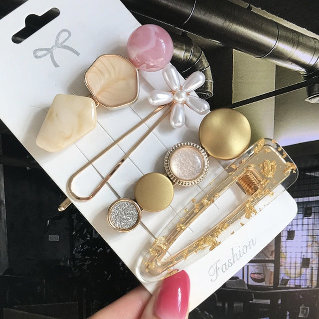 Pearl Hair Clips