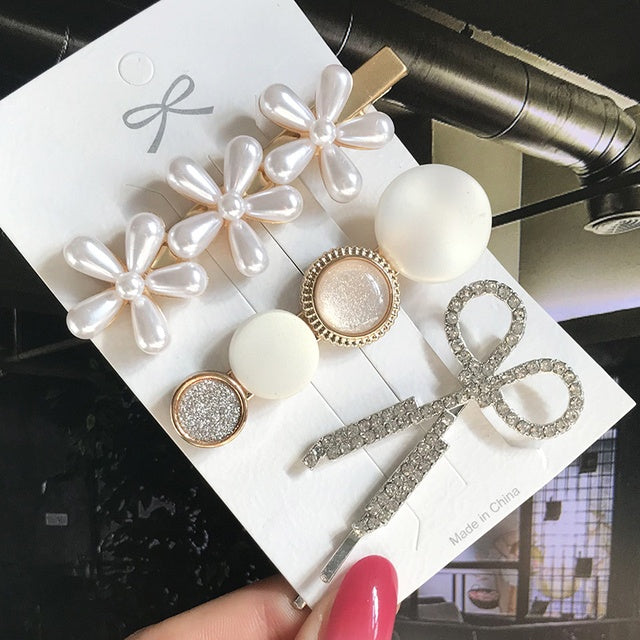 Pearl Hair Clips
