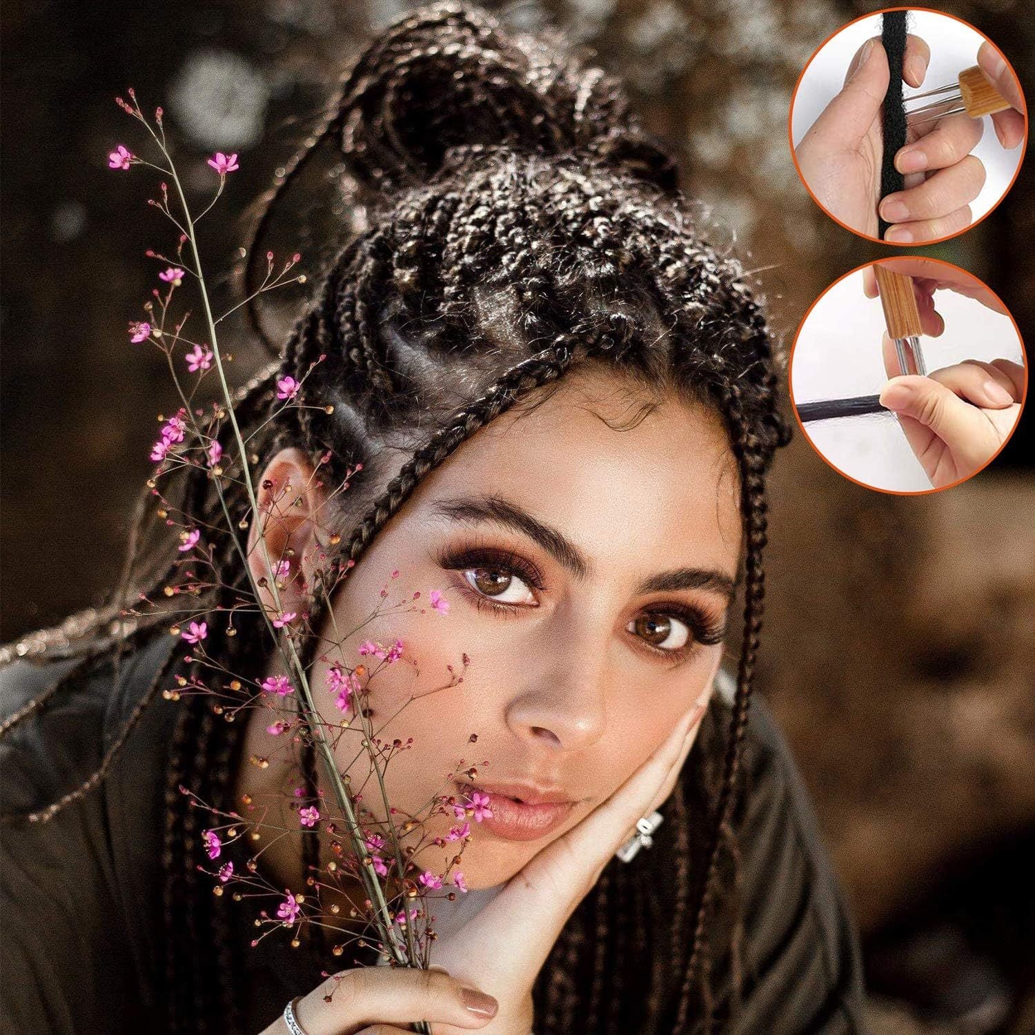 5pcs 0.75mm Dreadlock Crochet Hook