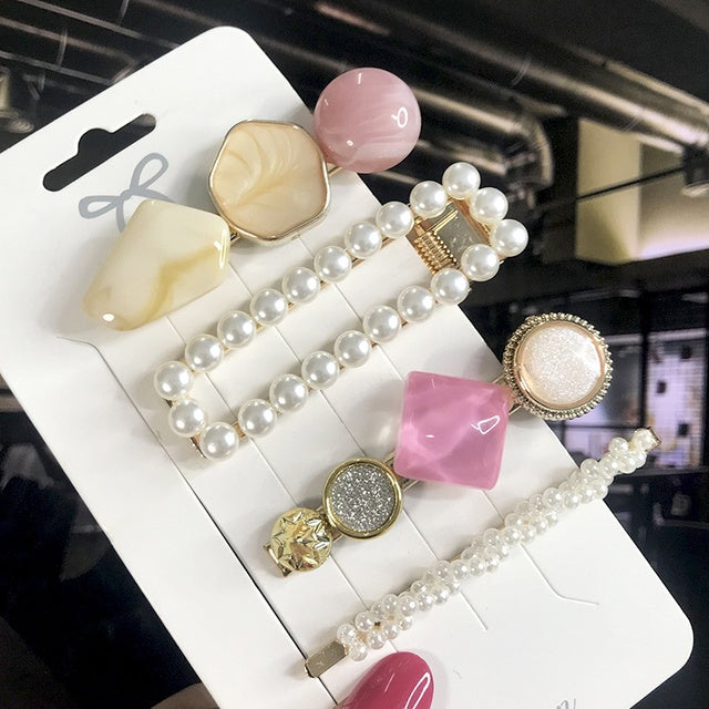 Pearl Hair Clips