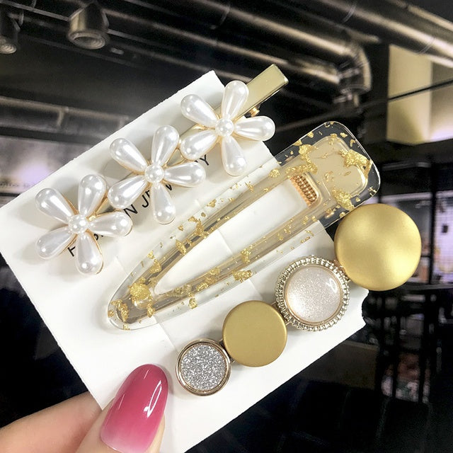 Pearl Hair Clips