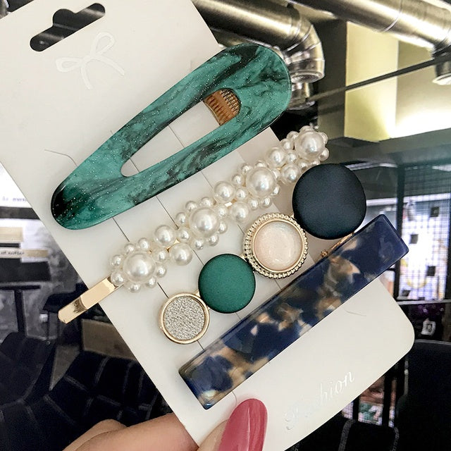 Pearl Hair Clips