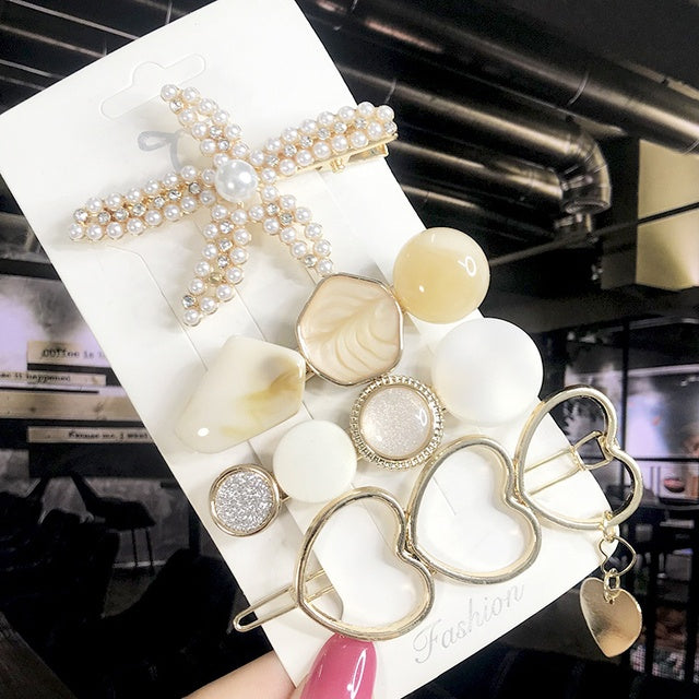 Pearl Hair Clips