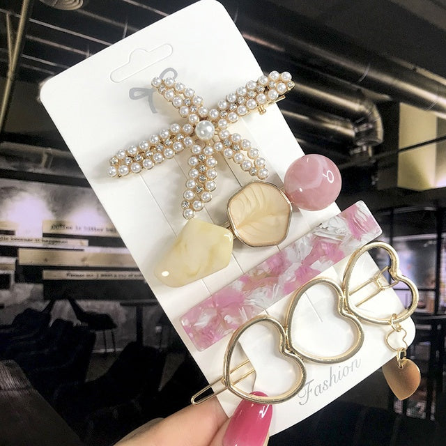 Pearl Hair Clips