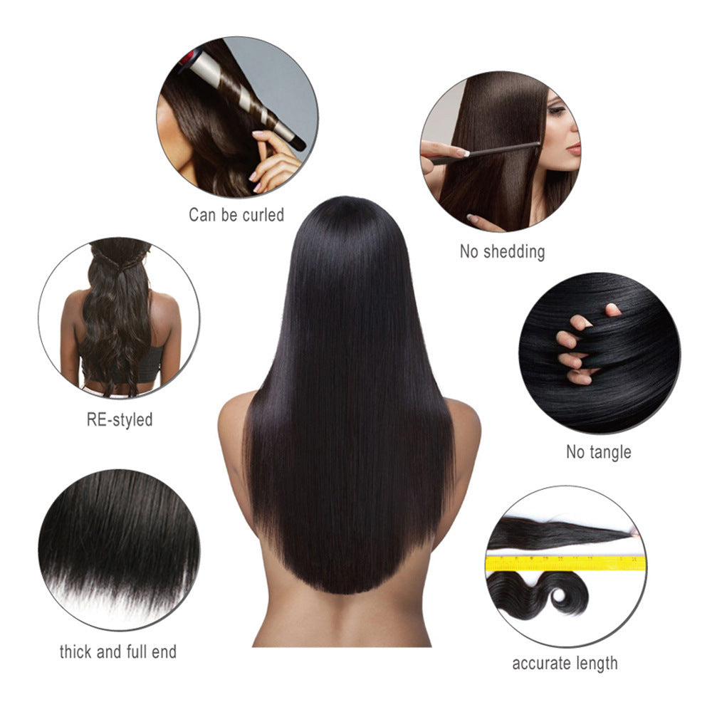 Deep Wave Lace Frontal Wig Human Hair