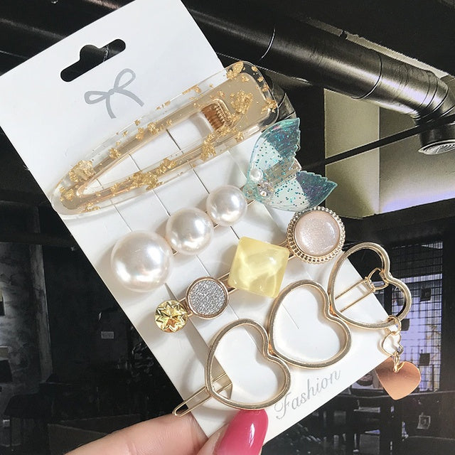 Pearl Hair Clips