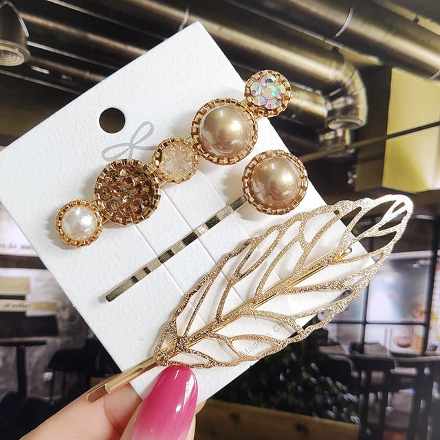 Pearl Hair Clips