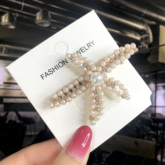 Pearl Hair Clips