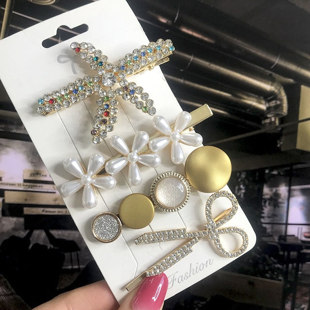 Pearl Hair Clips