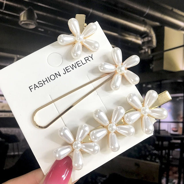 Pearl Hair Clips