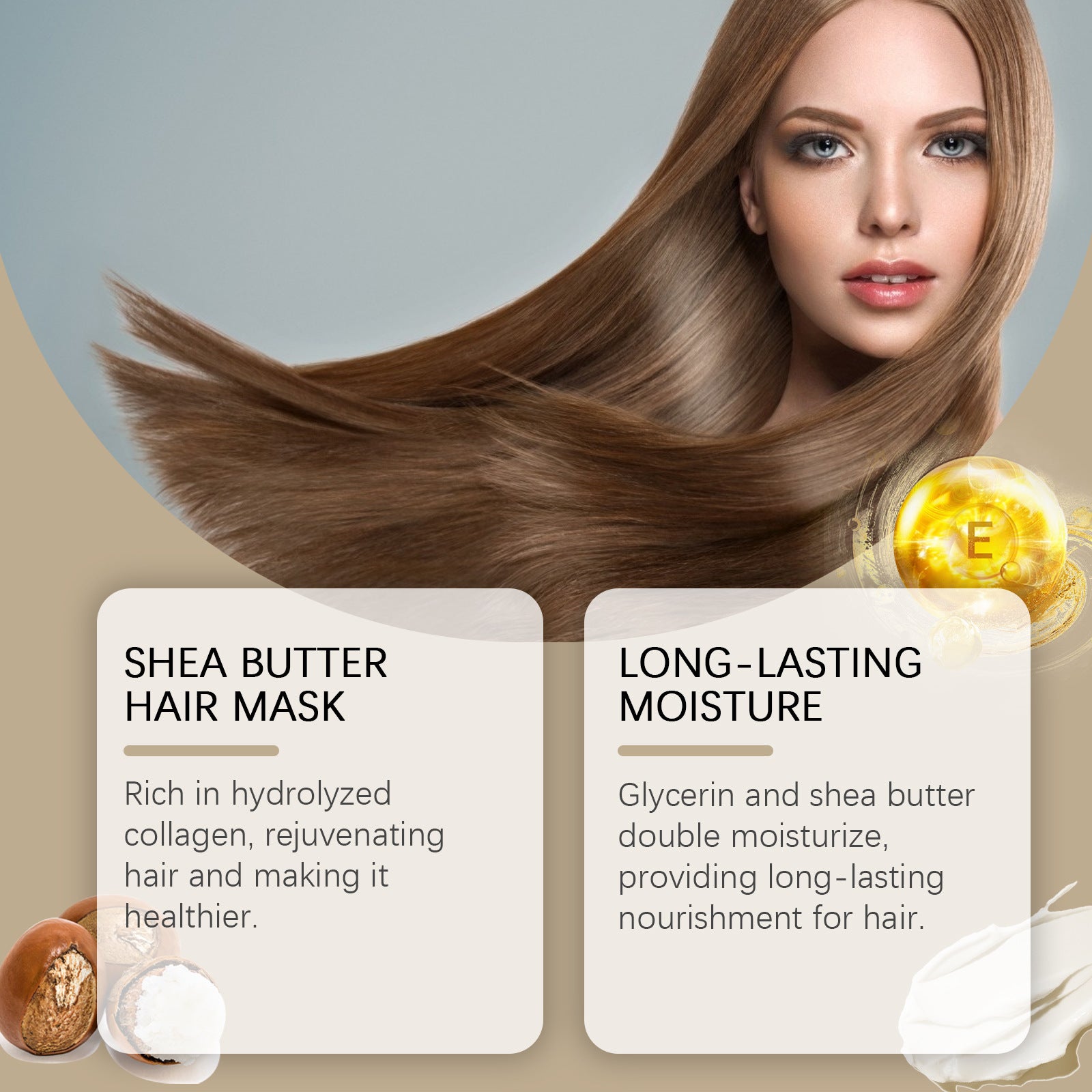 Shea Butter Moisturizing Hair cream For Dryness