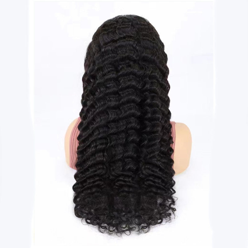 Deep Wave Lace Frontal Wig Human Hair