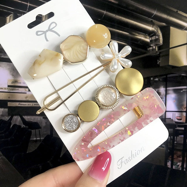 Pearl Hair Clips