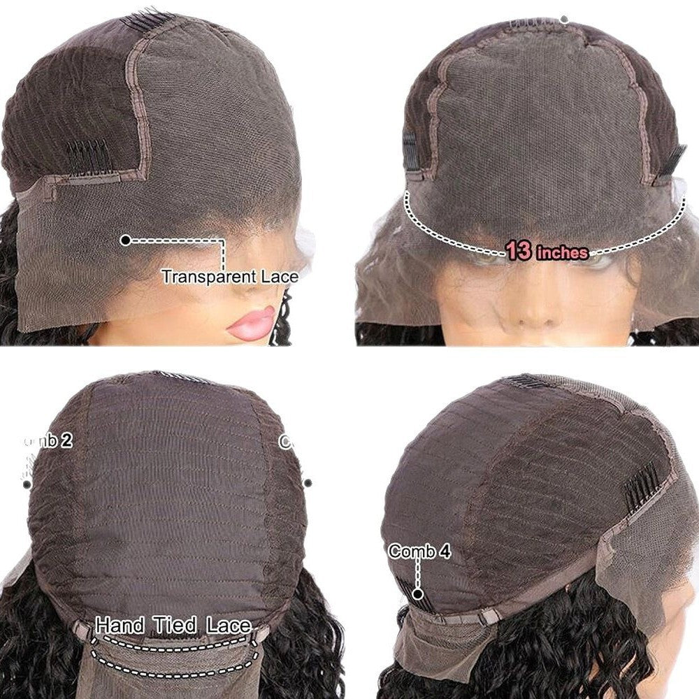 Versatile Human Hair Wig And Headband