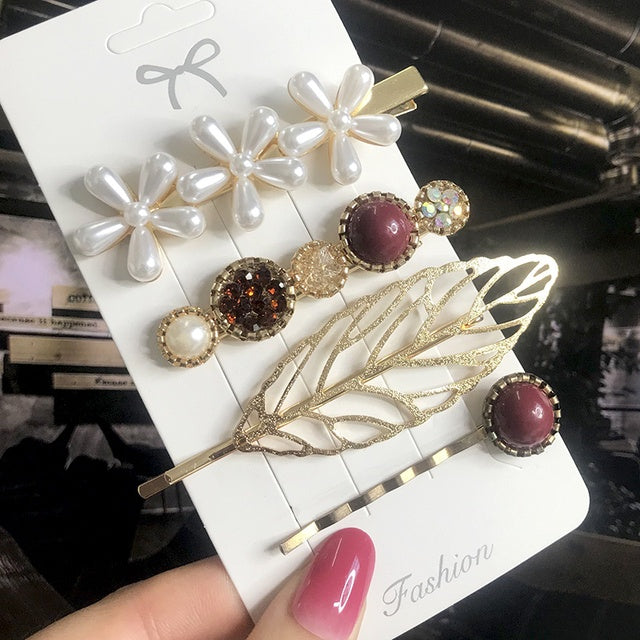 Pearl Hair Clips