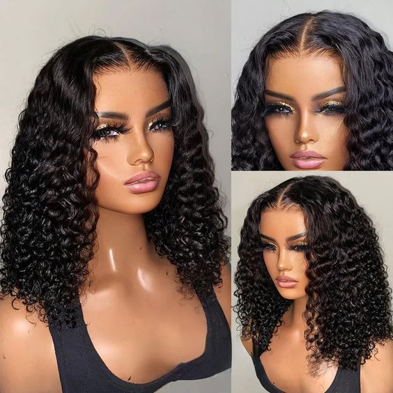 Human Hair Double Suction Water Wave wig