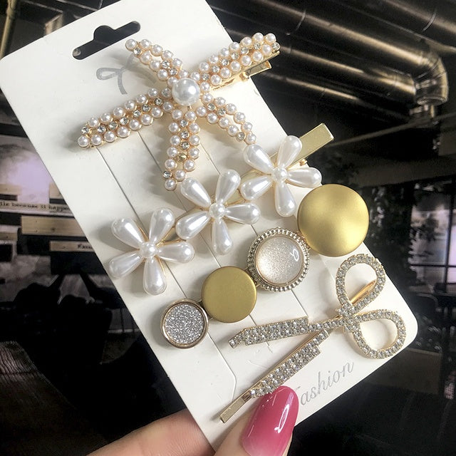 Pearl Hair Clips