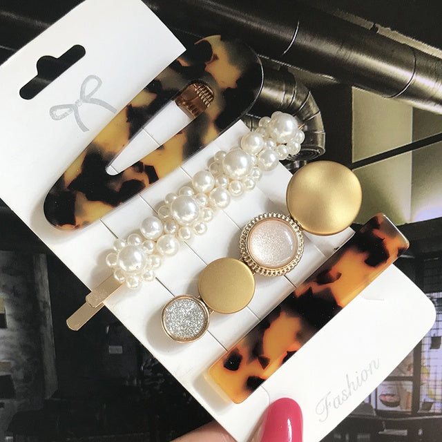 Pearl Hair Clips