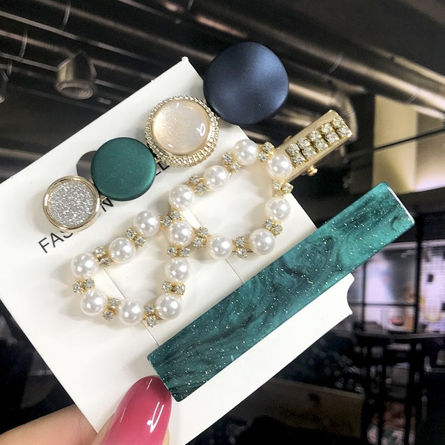 Pearl Hair Clips