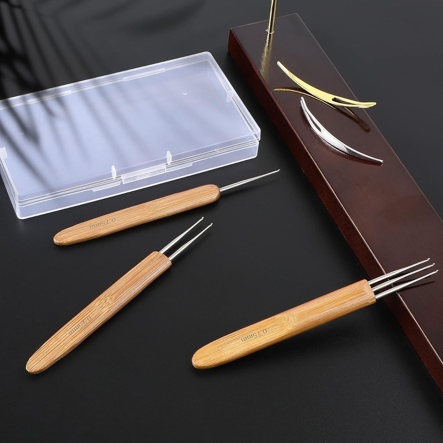 5pcs 0.75mm Dreadlock Crochet Hook