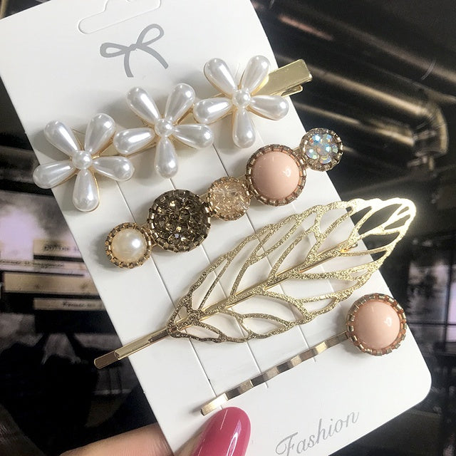 Pearl Hair Clips