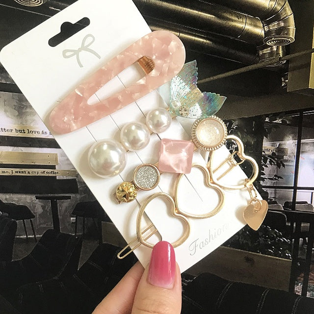 Pearl Hair Clips